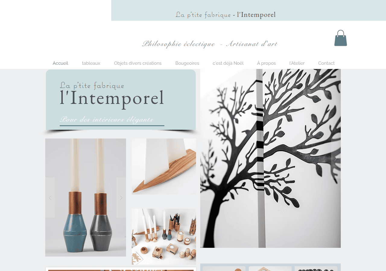 Screenshot of lintemporel.biz