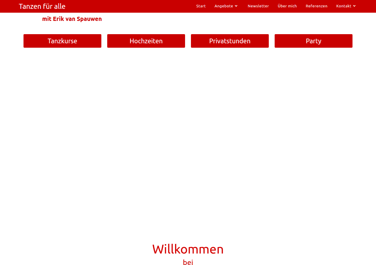 Screenshot of tanzenfueralle.de