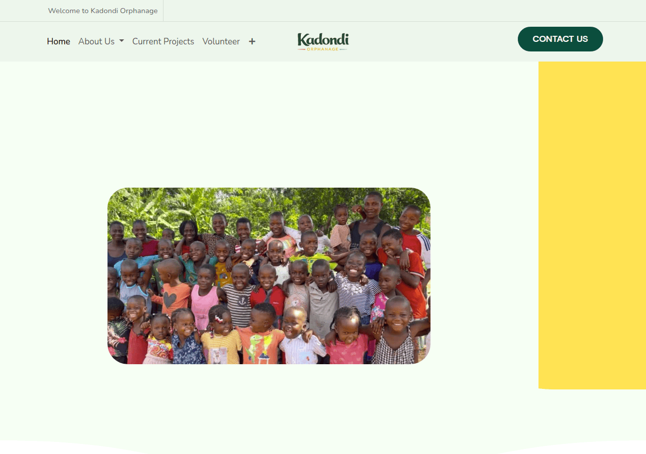 Screenshot of kadondiorphanage.org