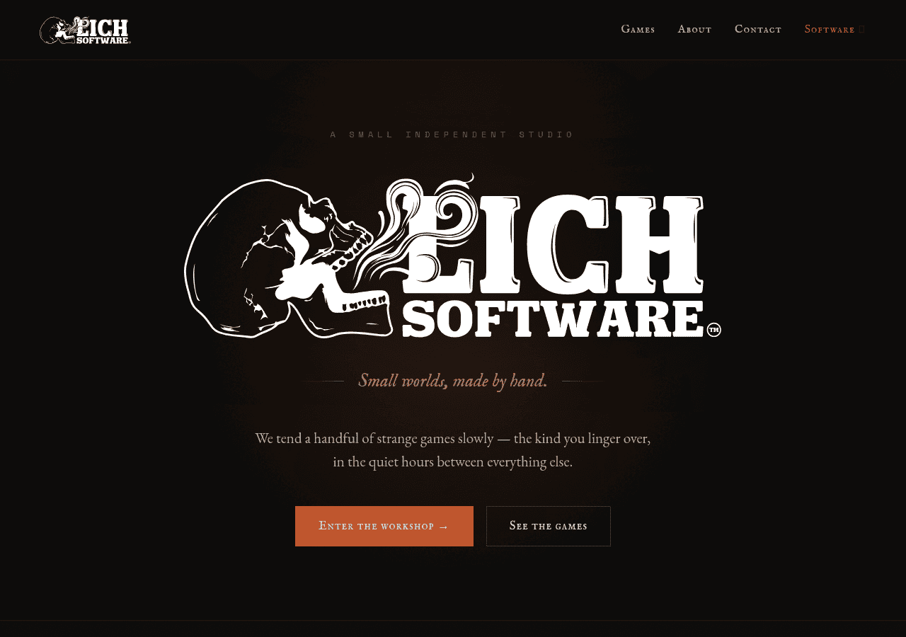 Screenshot of lich.software