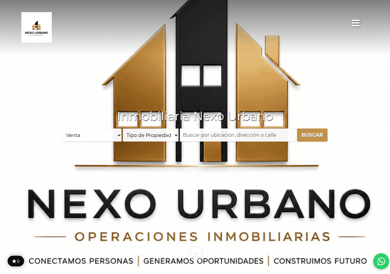 Screenshot of nexourbano.com.ar
