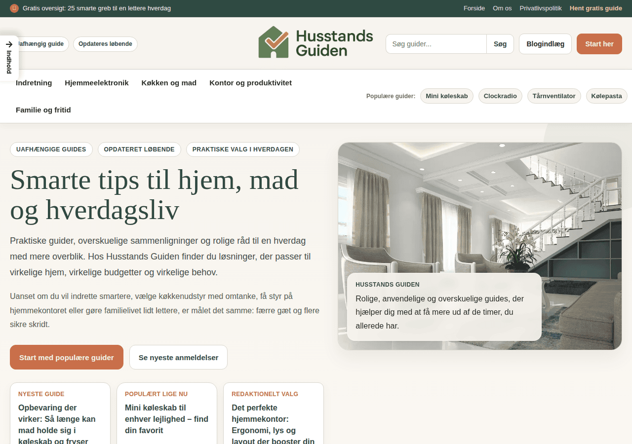 Screenshot of husstandsguiden.dk