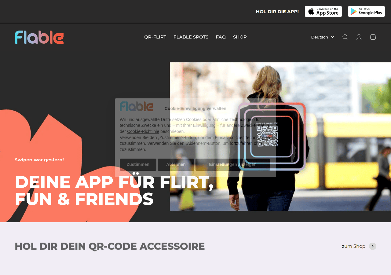 Screenshot of flable.de