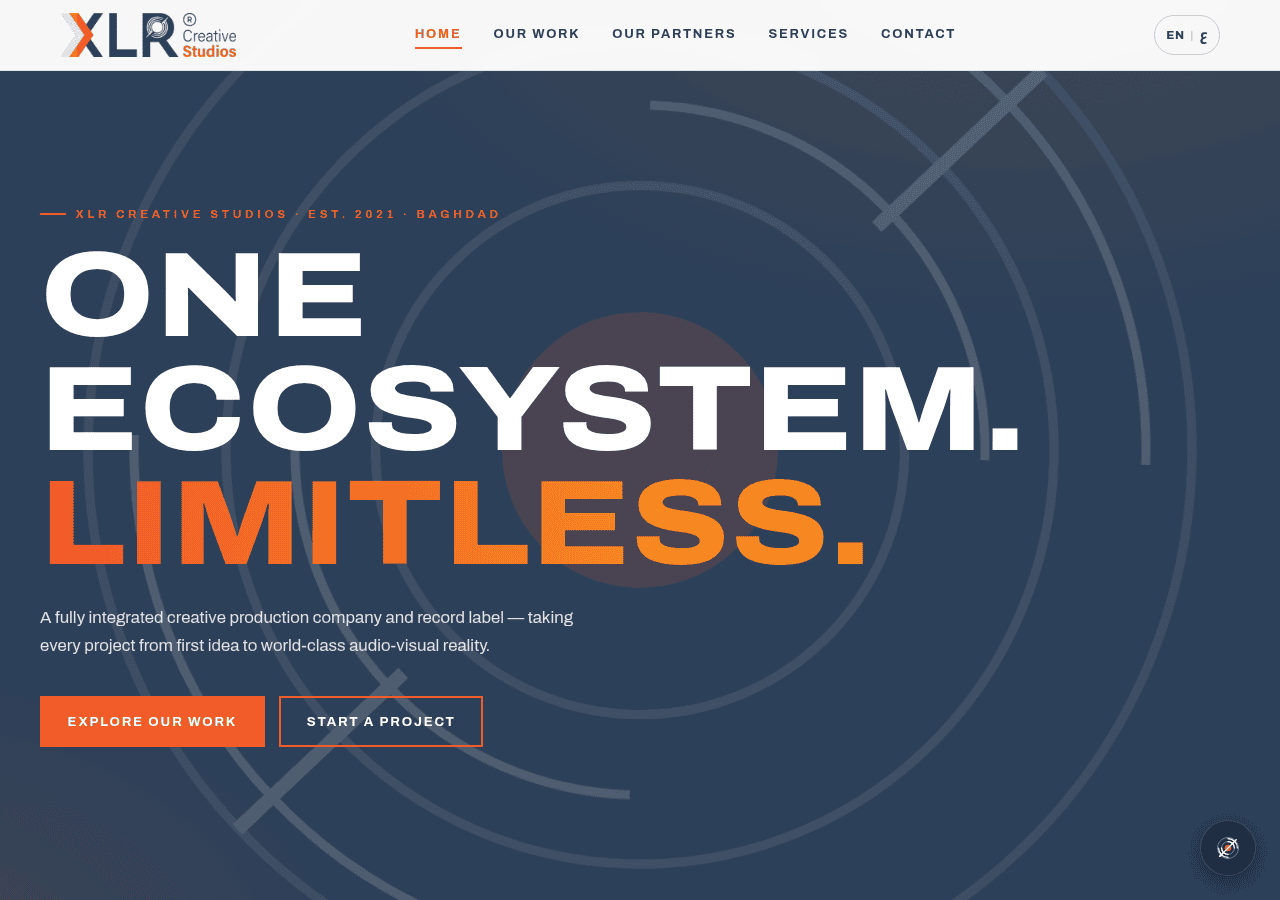 Screenshot of xlrstudiosiq.com