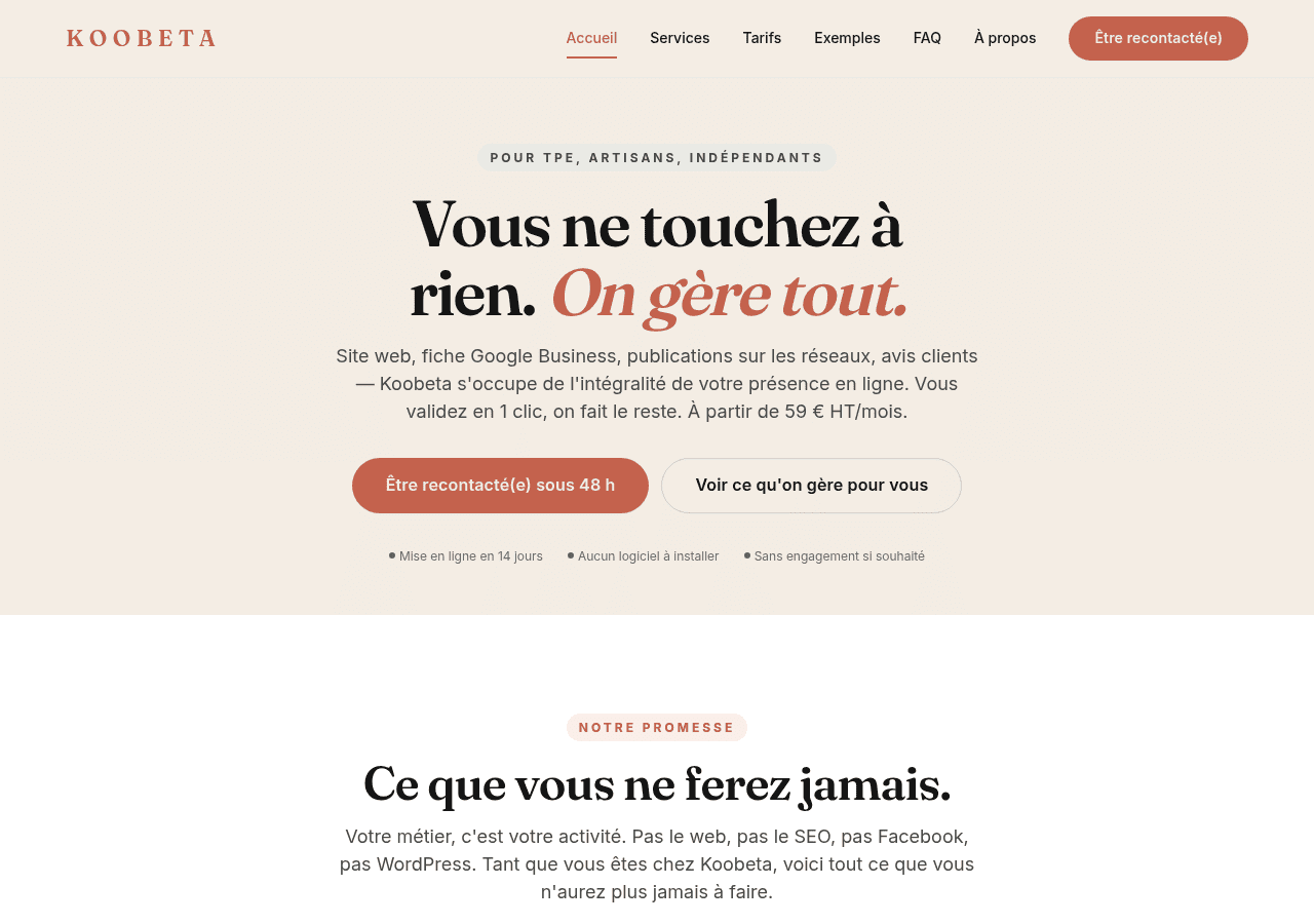 Screenshot of koobeta.com