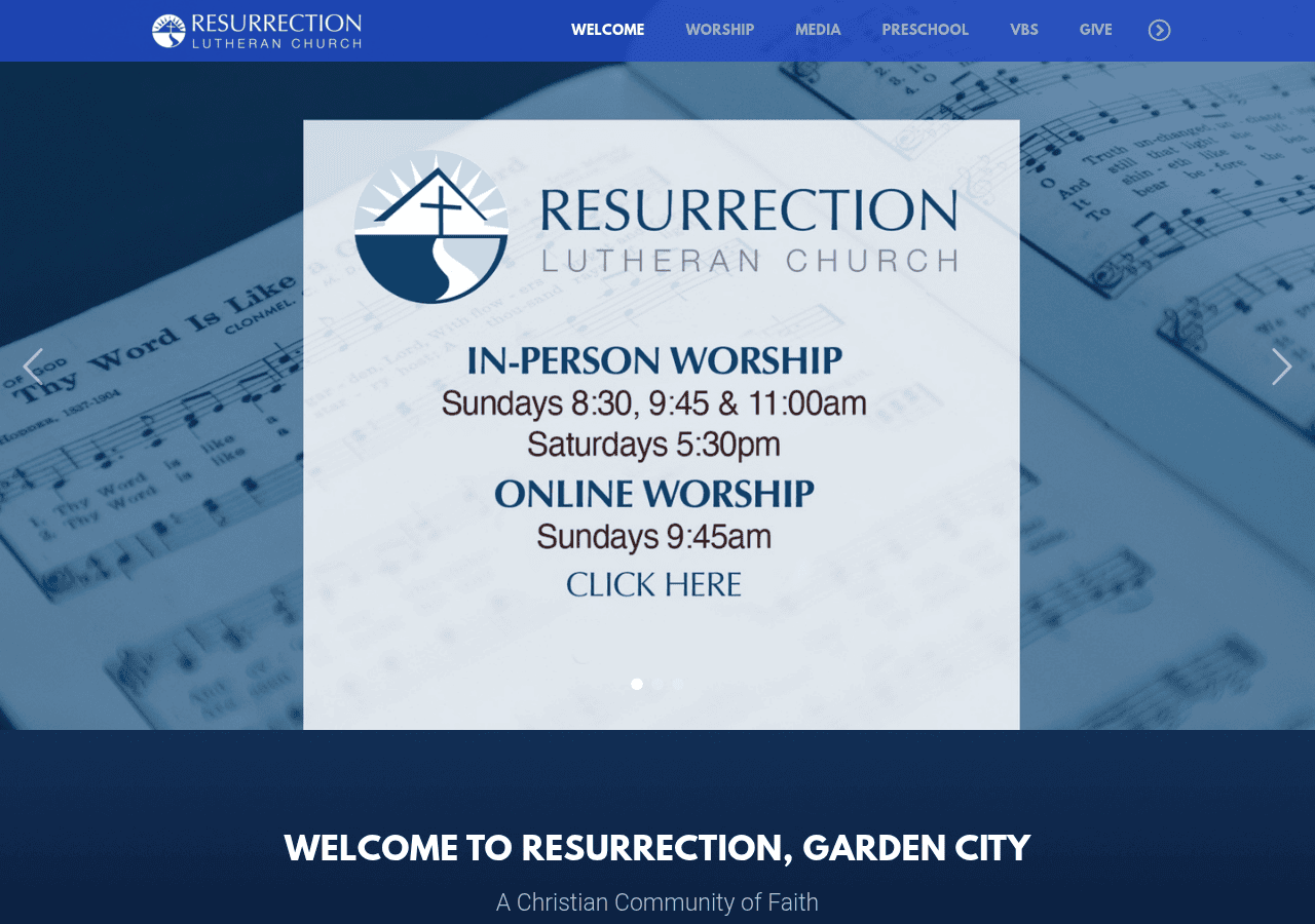 Screenshot of resgc.org