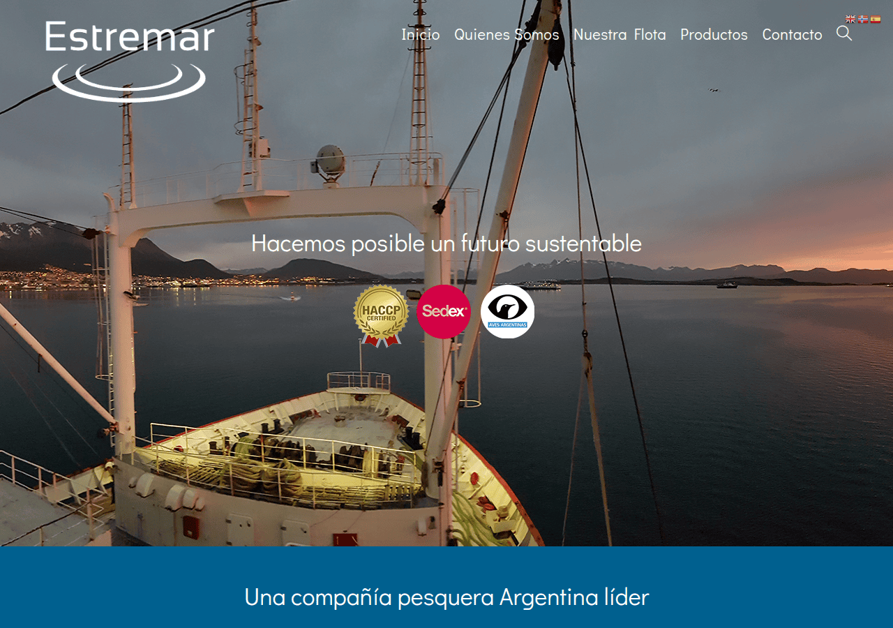 Screenshot of estremar.com