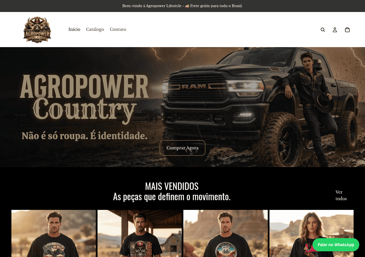 Screenshot of agropowerlifestyle.com