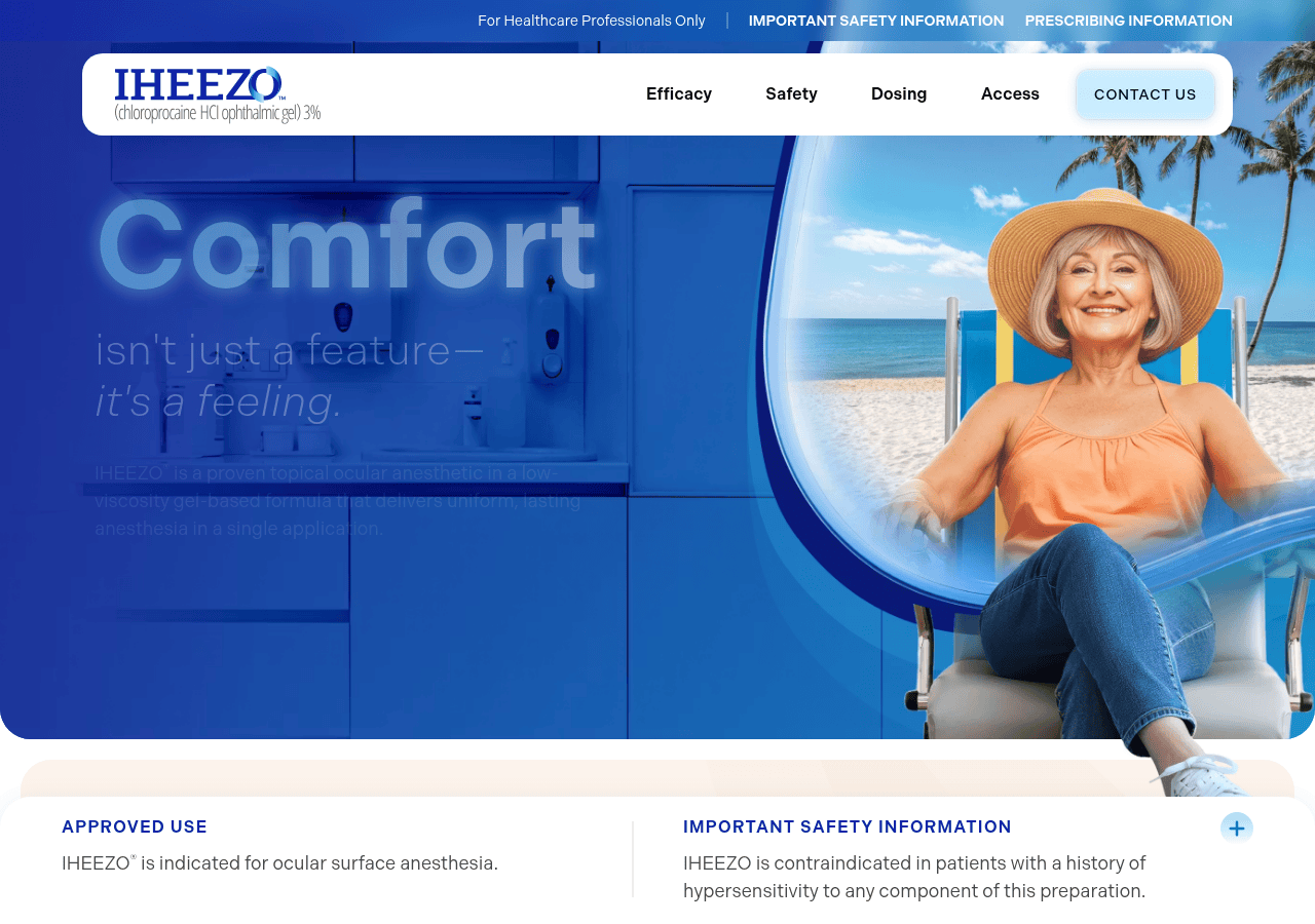 Screenshot of iheezo.com