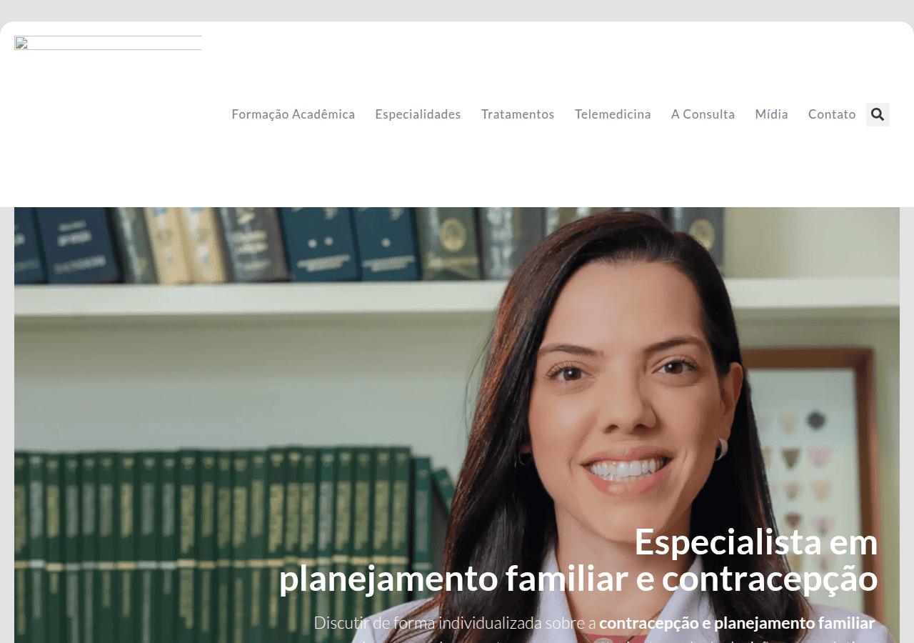 Screenshot of dramariacarolinamadi.com.br