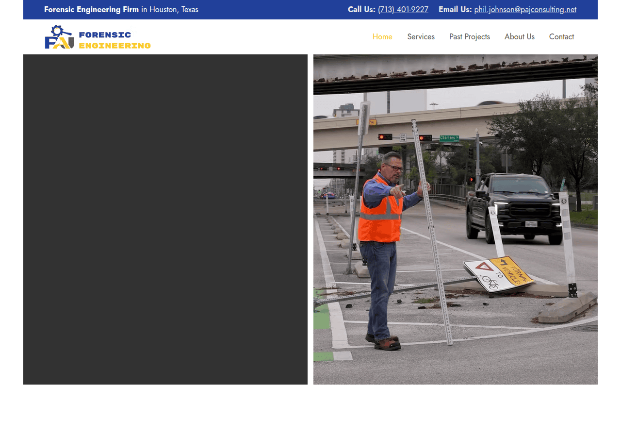 Screenshot of paj-forensics.com