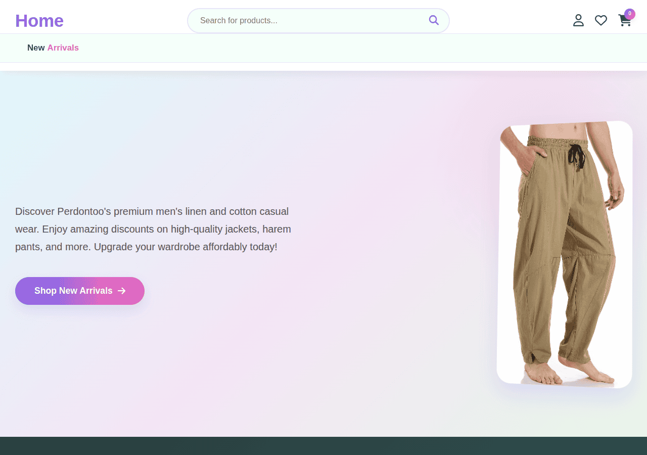 Screenshot of theperdontoodepot.shop