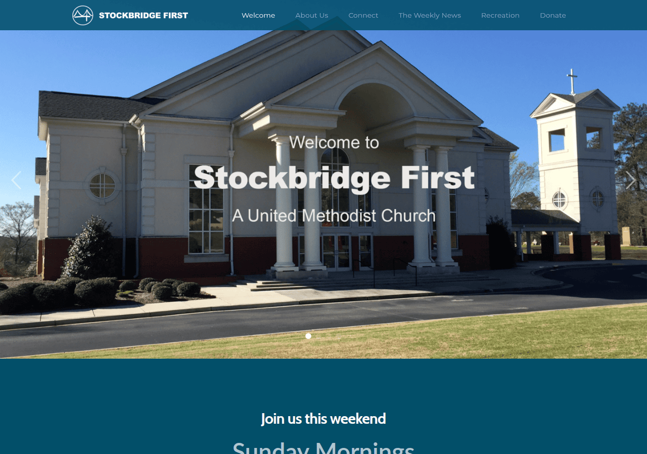 Screenshot of stockbridgefirst.org