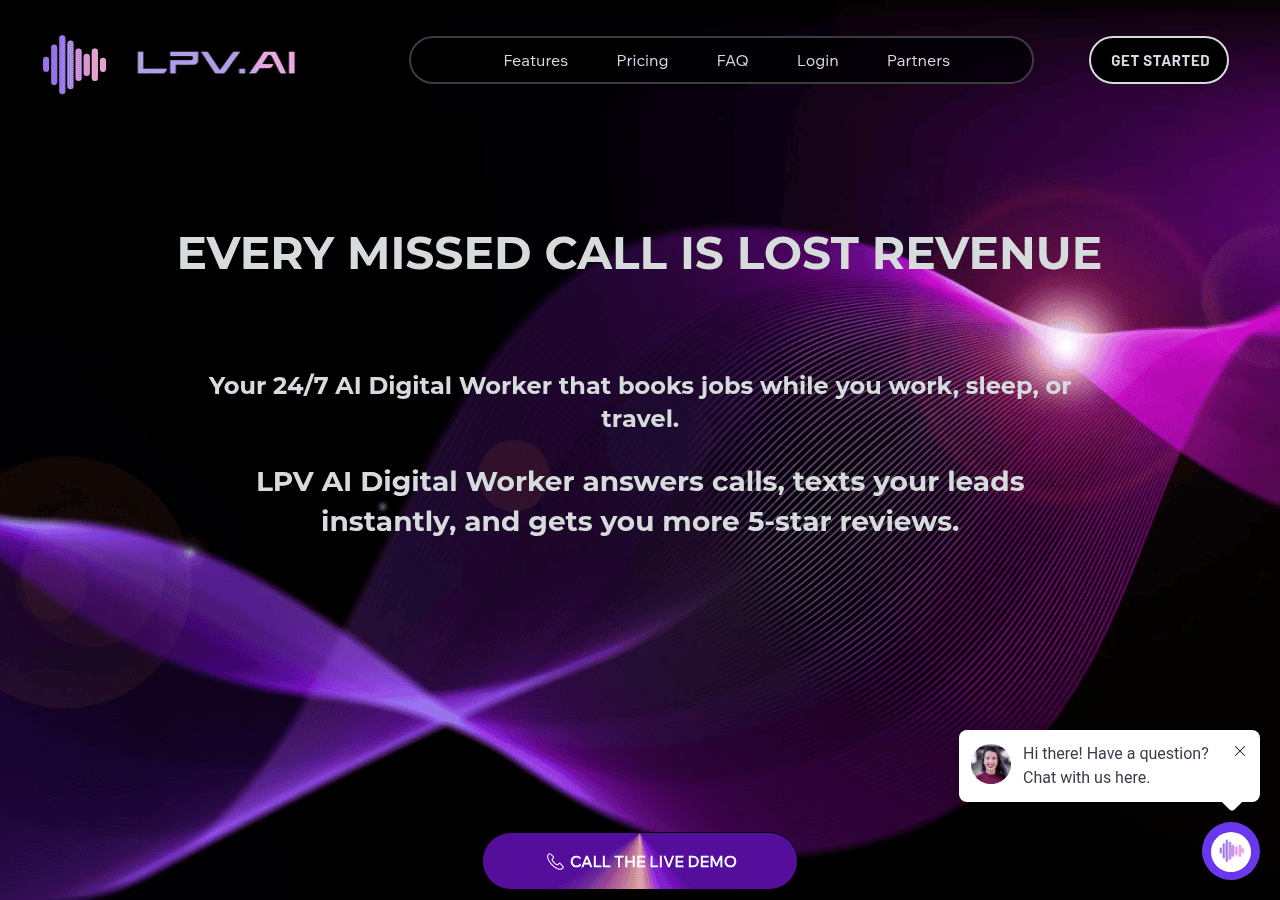 Screenshot of lpv.ai