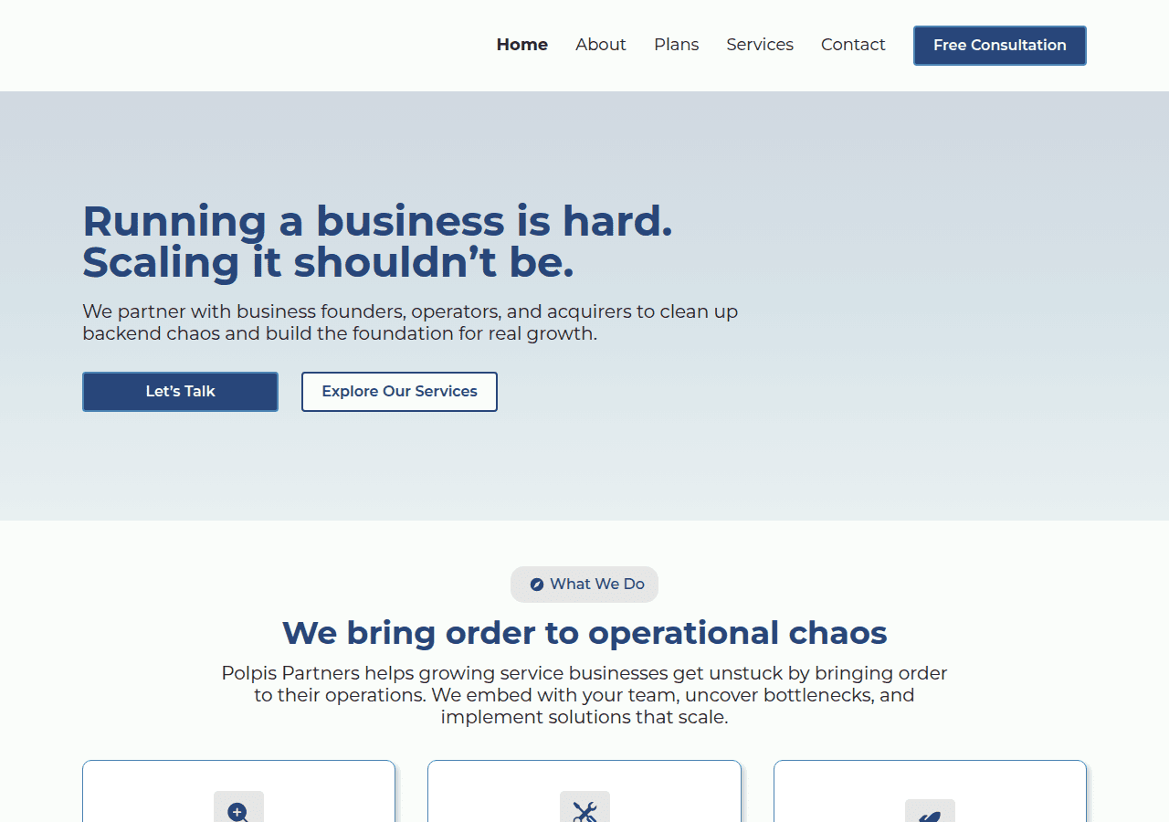 Screenshot of polpispartners.com