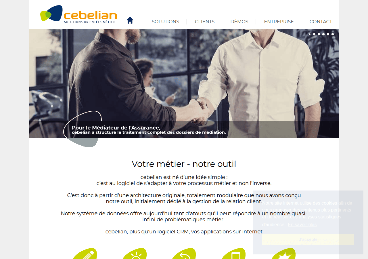 Screenshot of cebelian.com