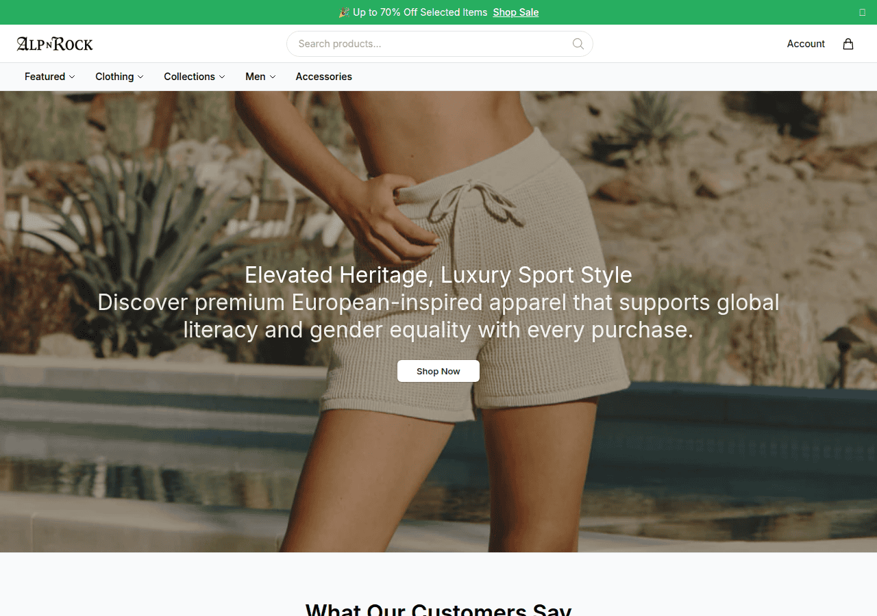 Screenshot of alprock.shop