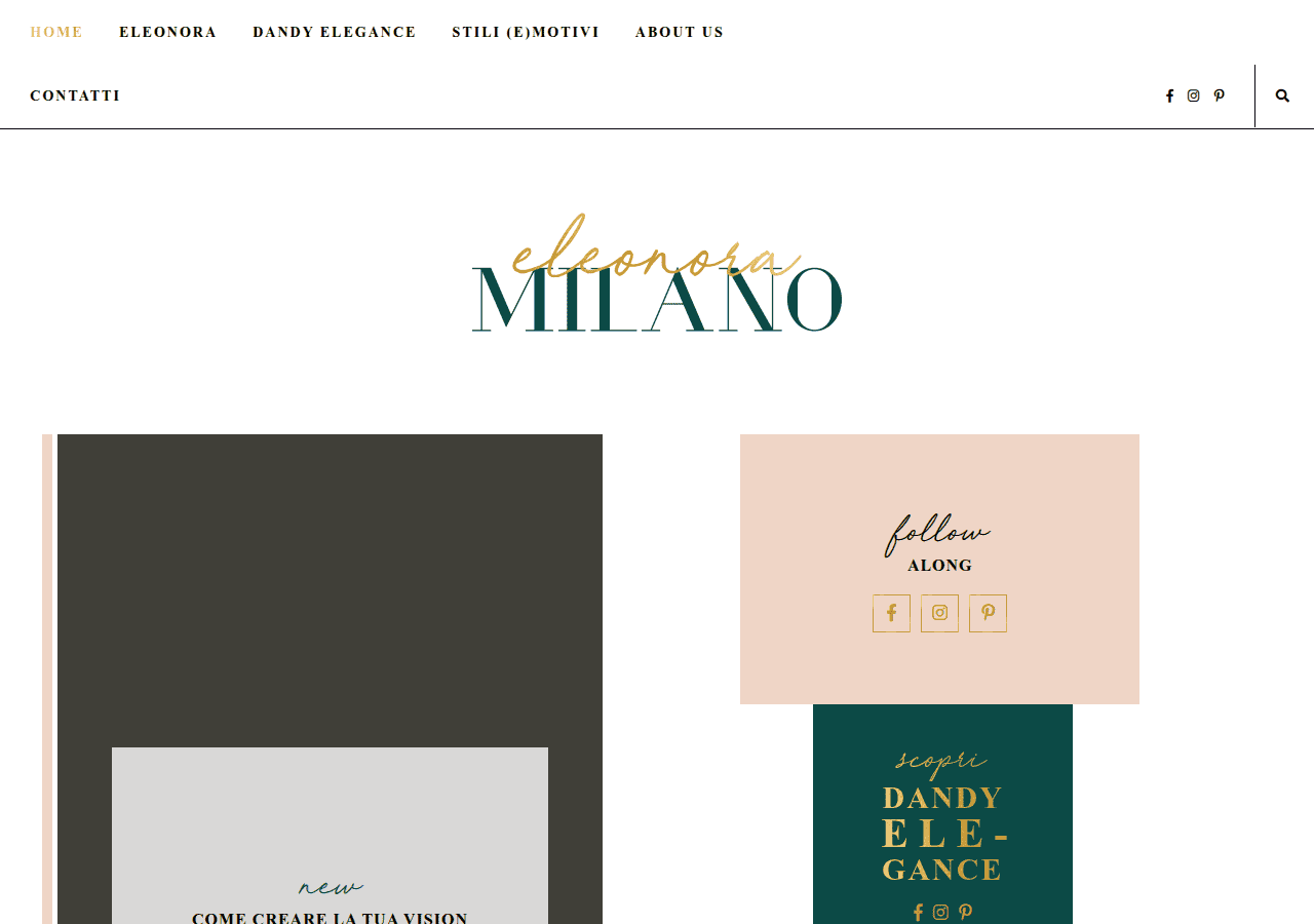 Screenshot of eleonoramilano.com