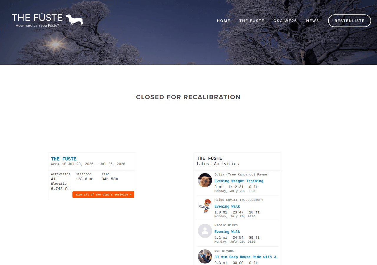 Screenshot of thefuste.com