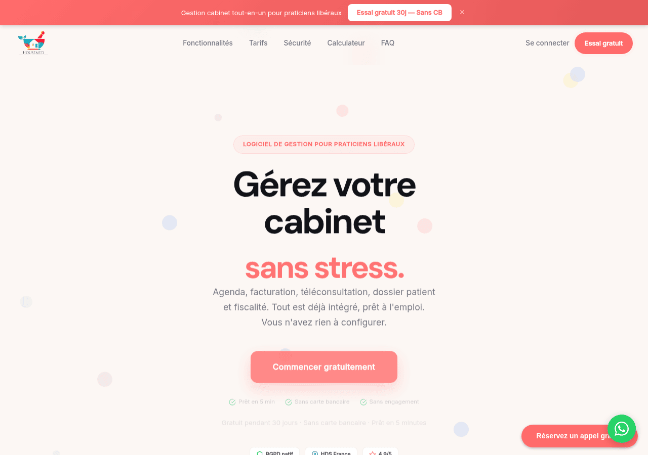 Screenshot of housemed.cloud
