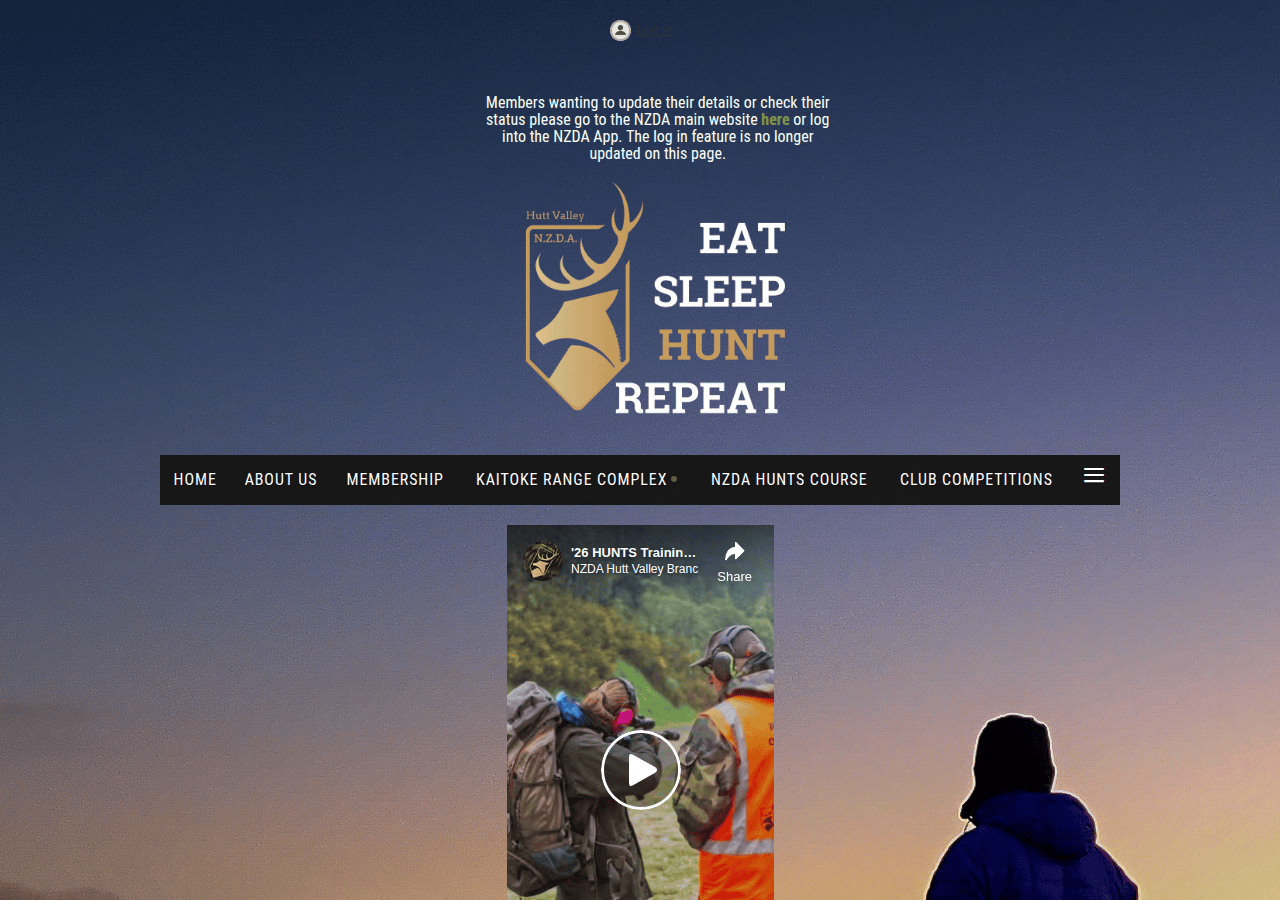Screenshot of hvnzda.org.nz