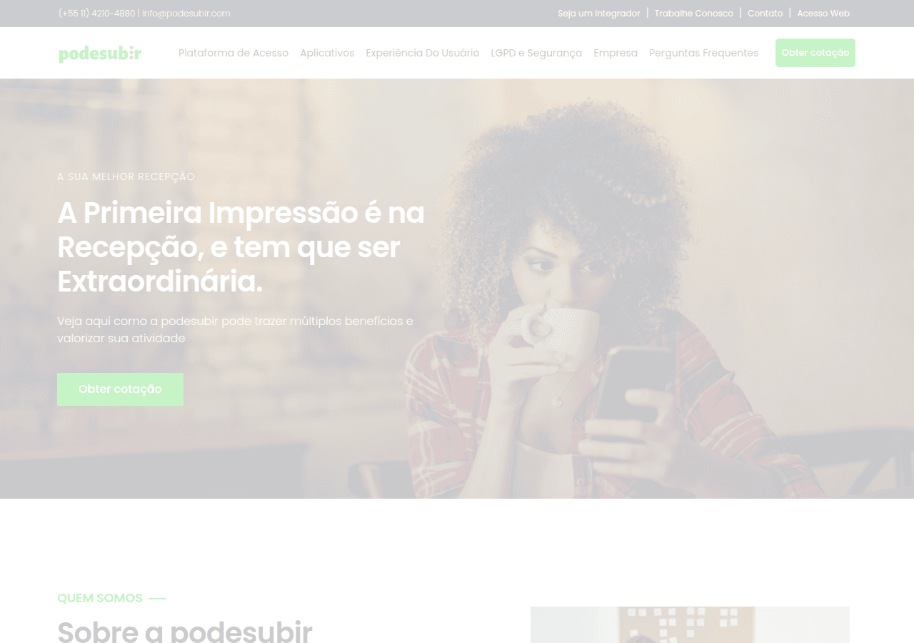 Screenshot of podesubir.com