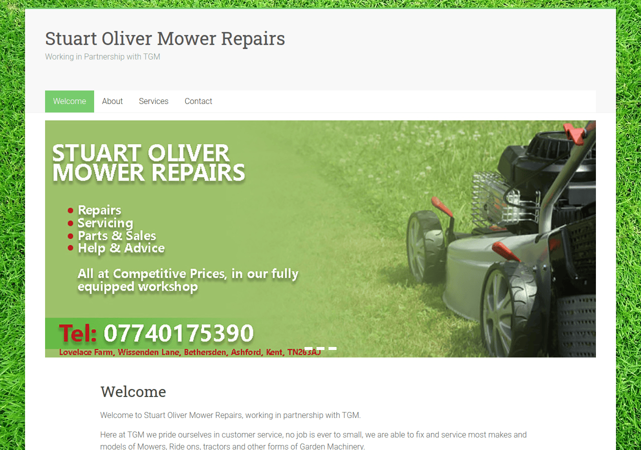 Screenshot of t-g-m.co.uk