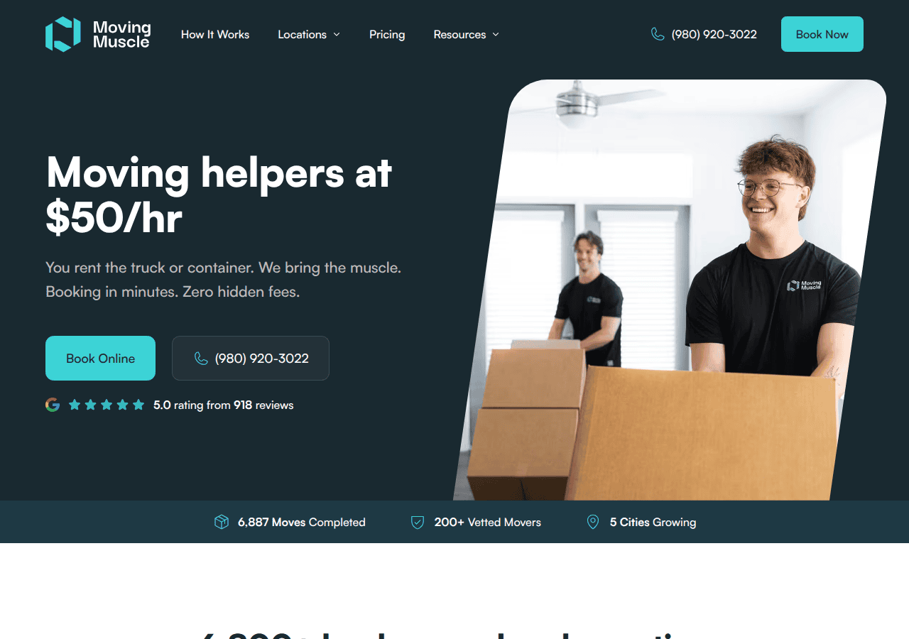 Screenshot of getmovingmuscle.com