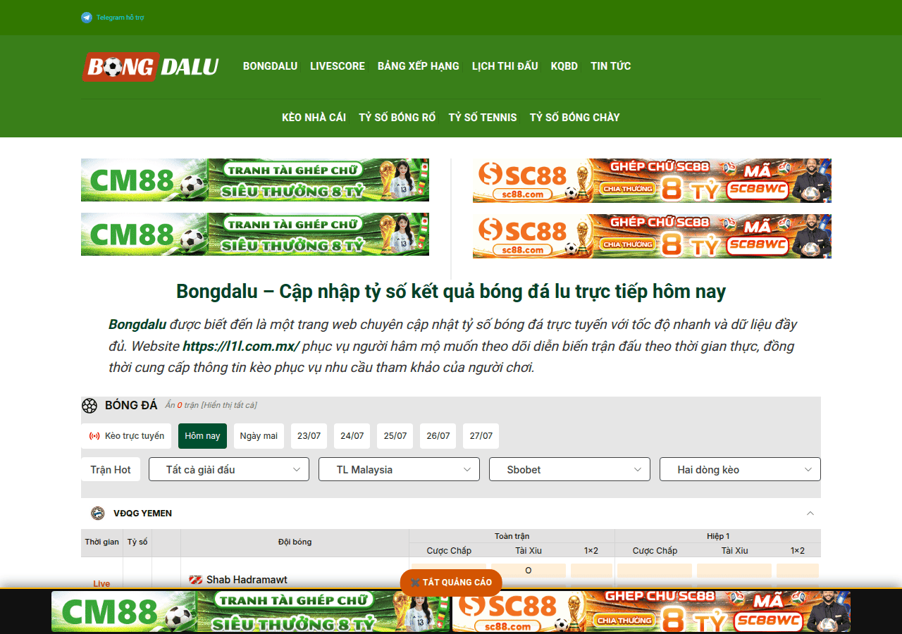 Screenshot of l1l.com.mx