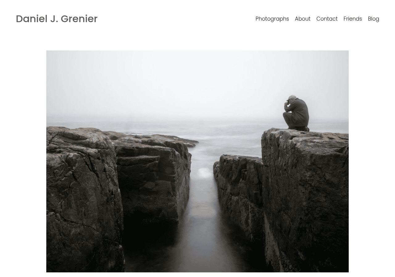 Screenshot of daniel-grenier.com