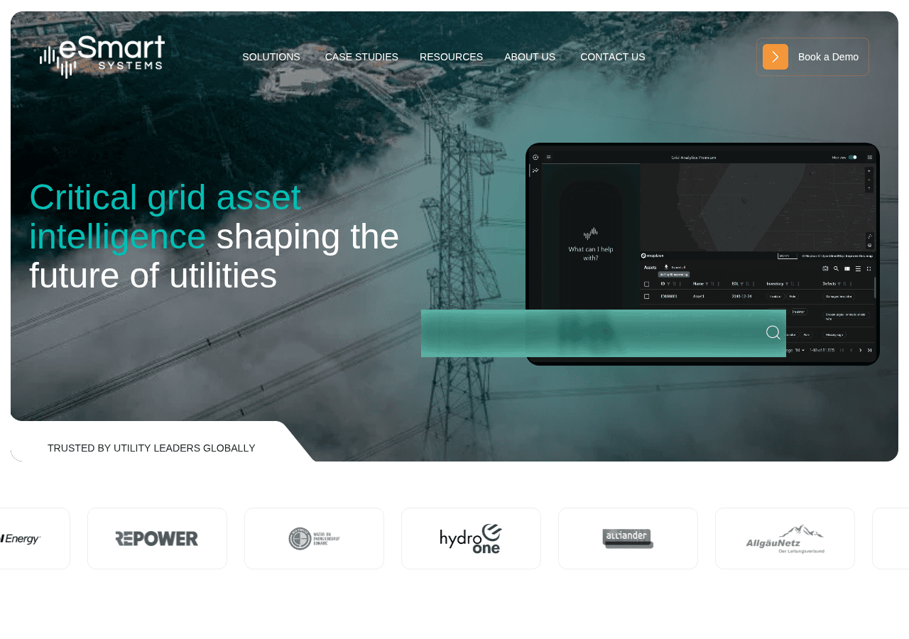 Screenshot of esmartsystems.com