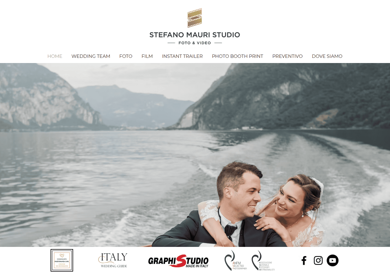 Screenshot of stefanomauri.com
