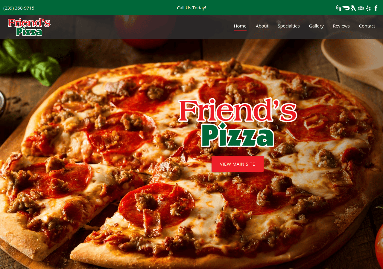 Screenshot of lehighacrespizzashop.com