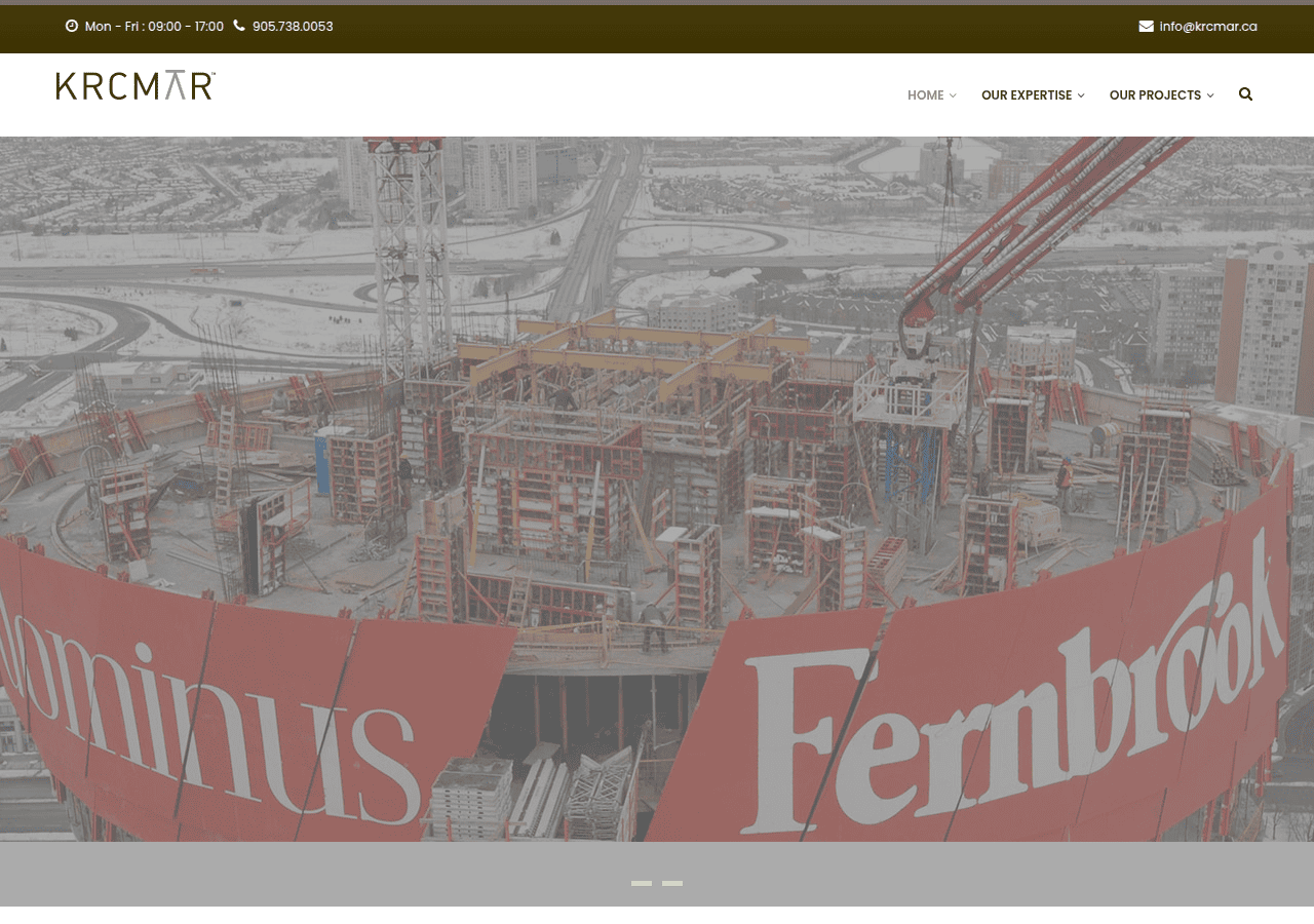 Screenshot of krcmar.ca