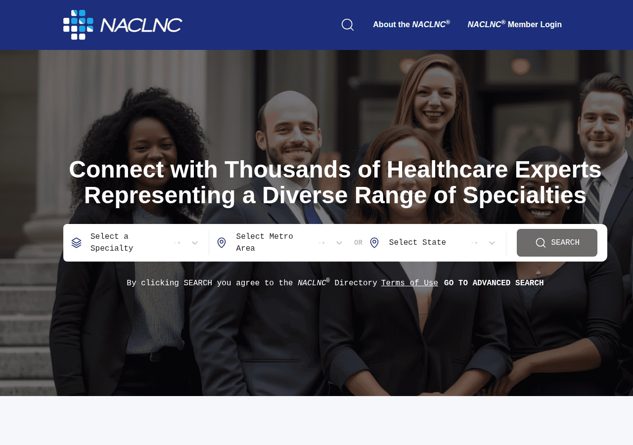 Screenshot of naclncdirectory.org