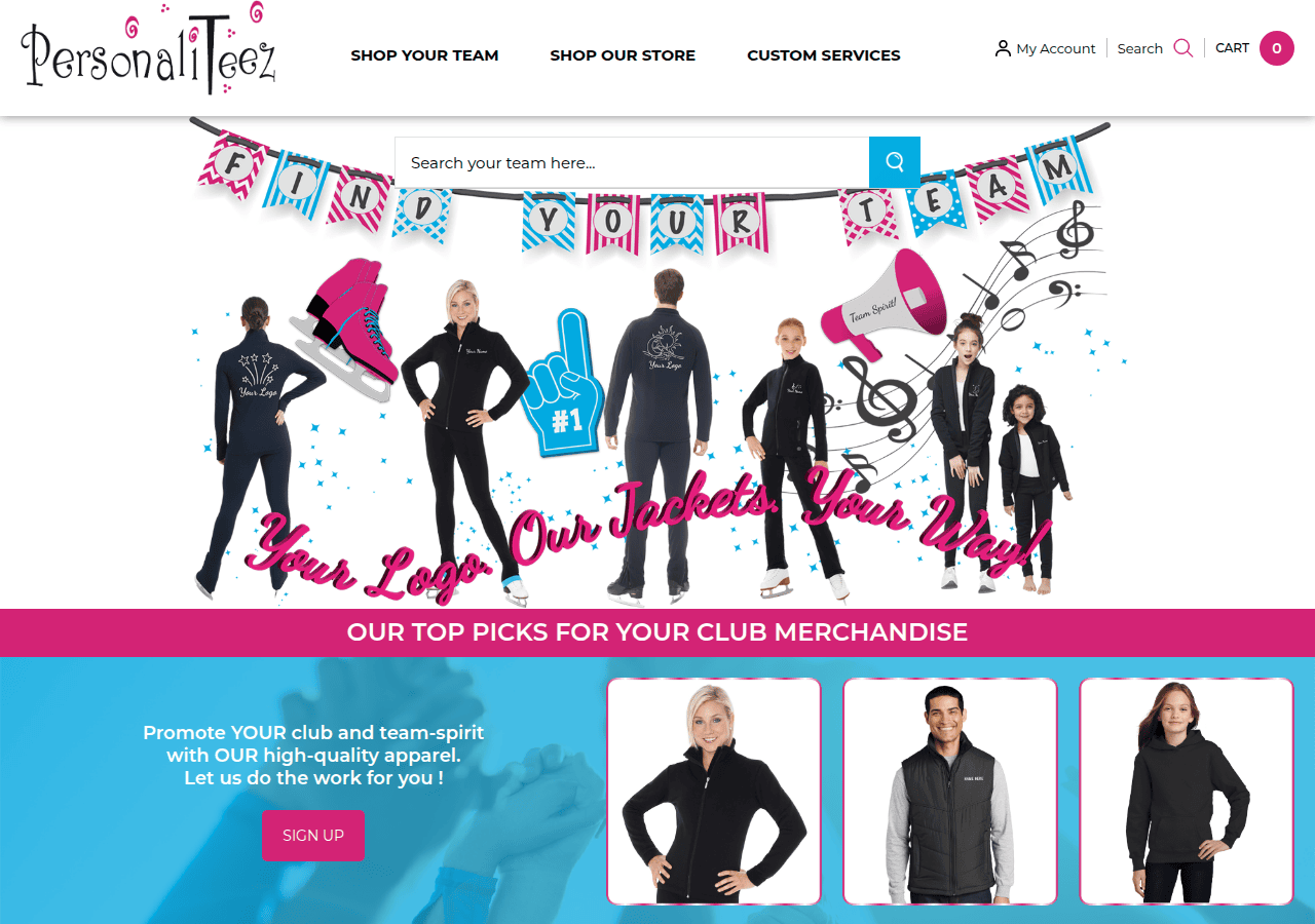 Screenshot of personaliteez.com