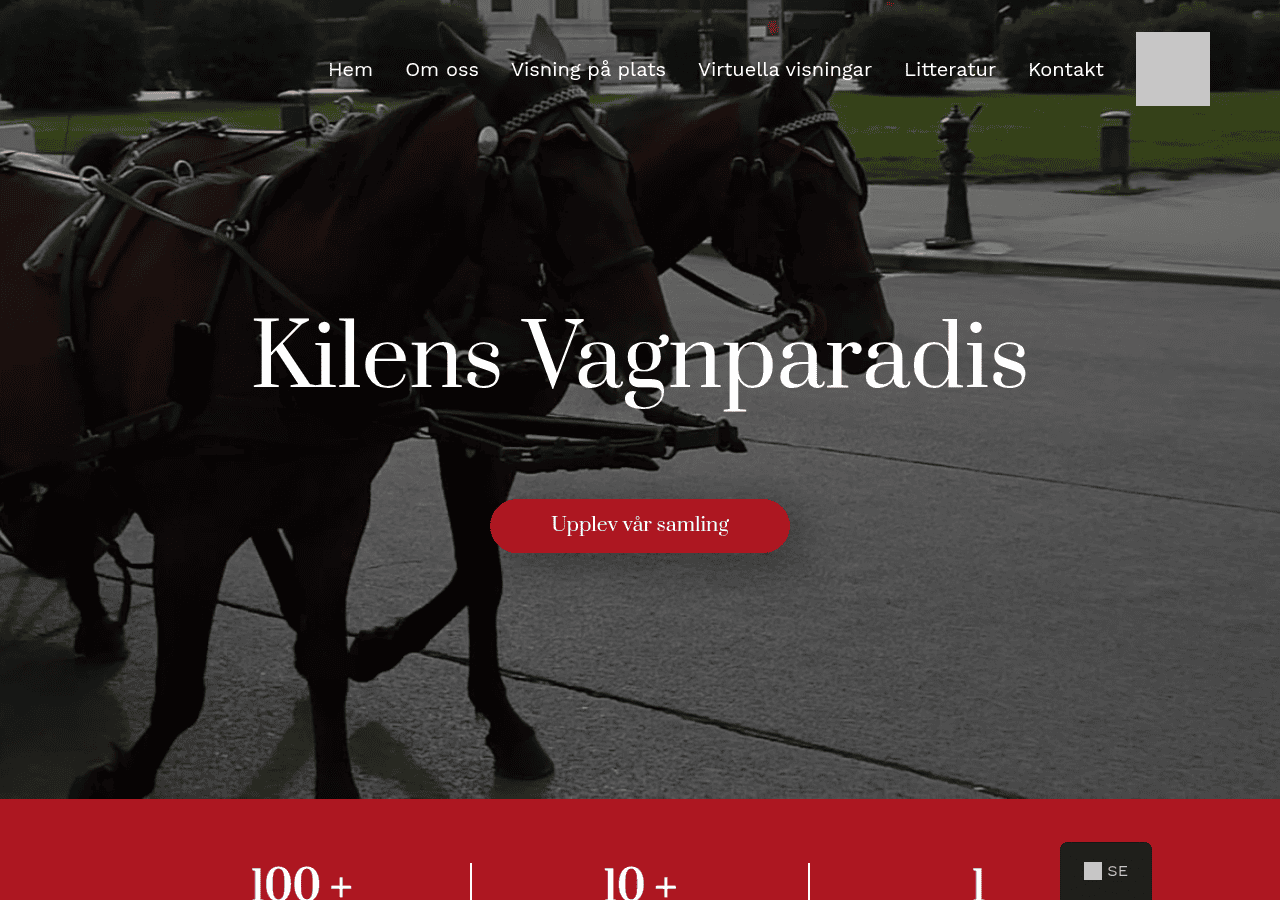 Screenshot of kilensvagnparadis.se