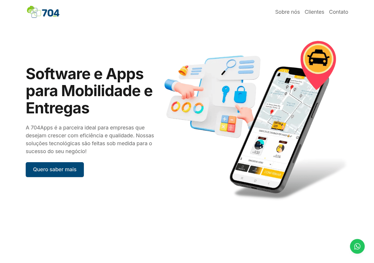 Screenshot of 704app.com.br