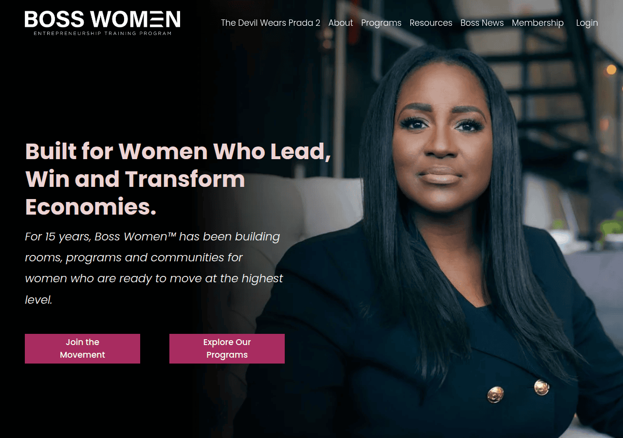 Screenshot of boss-women.com