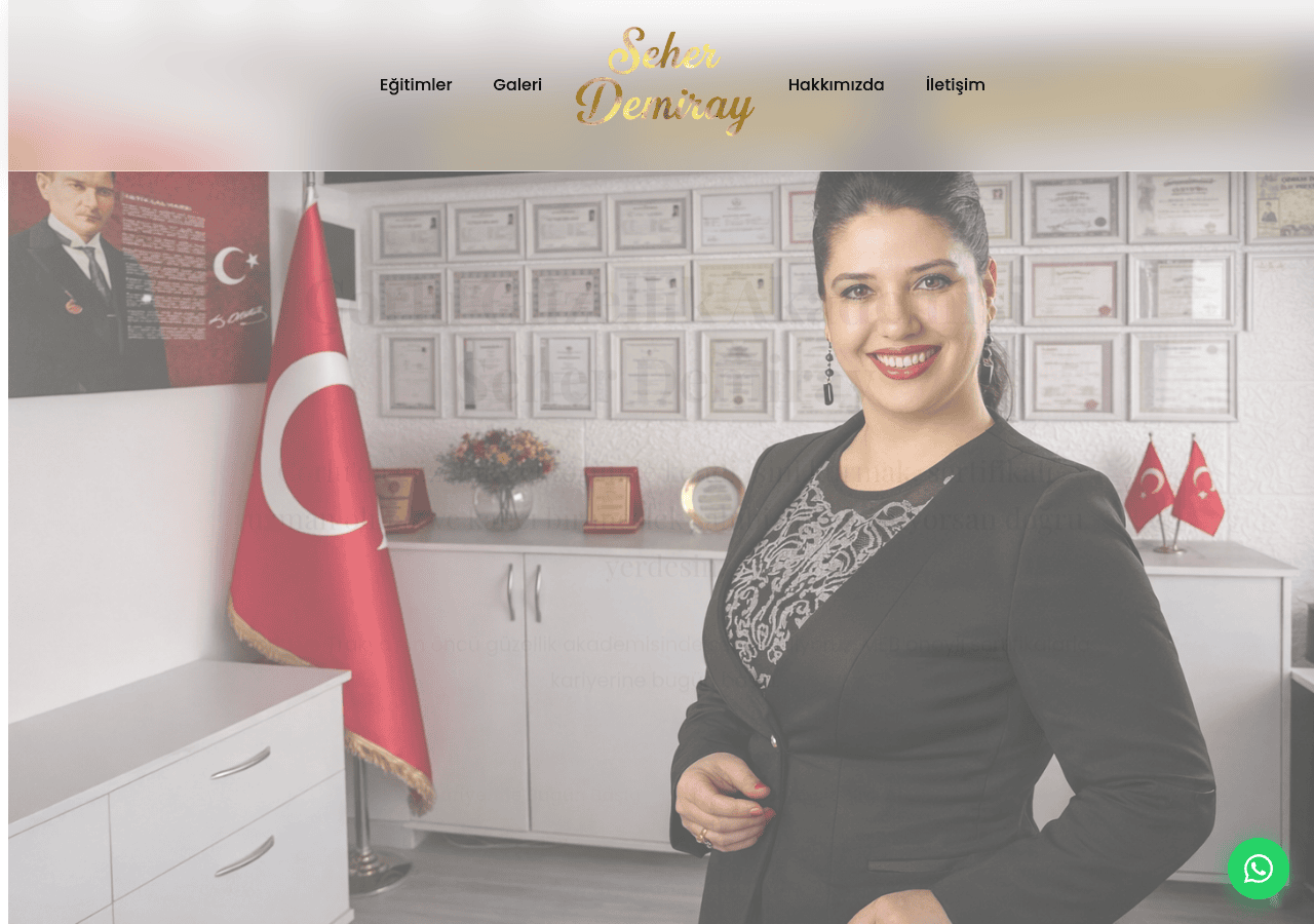 Screenshot of corluguzellikuzmanikursu.com