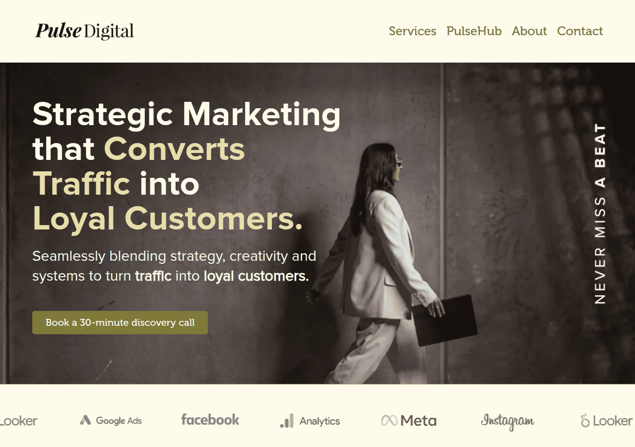Screenshot of pulsedigital.nz