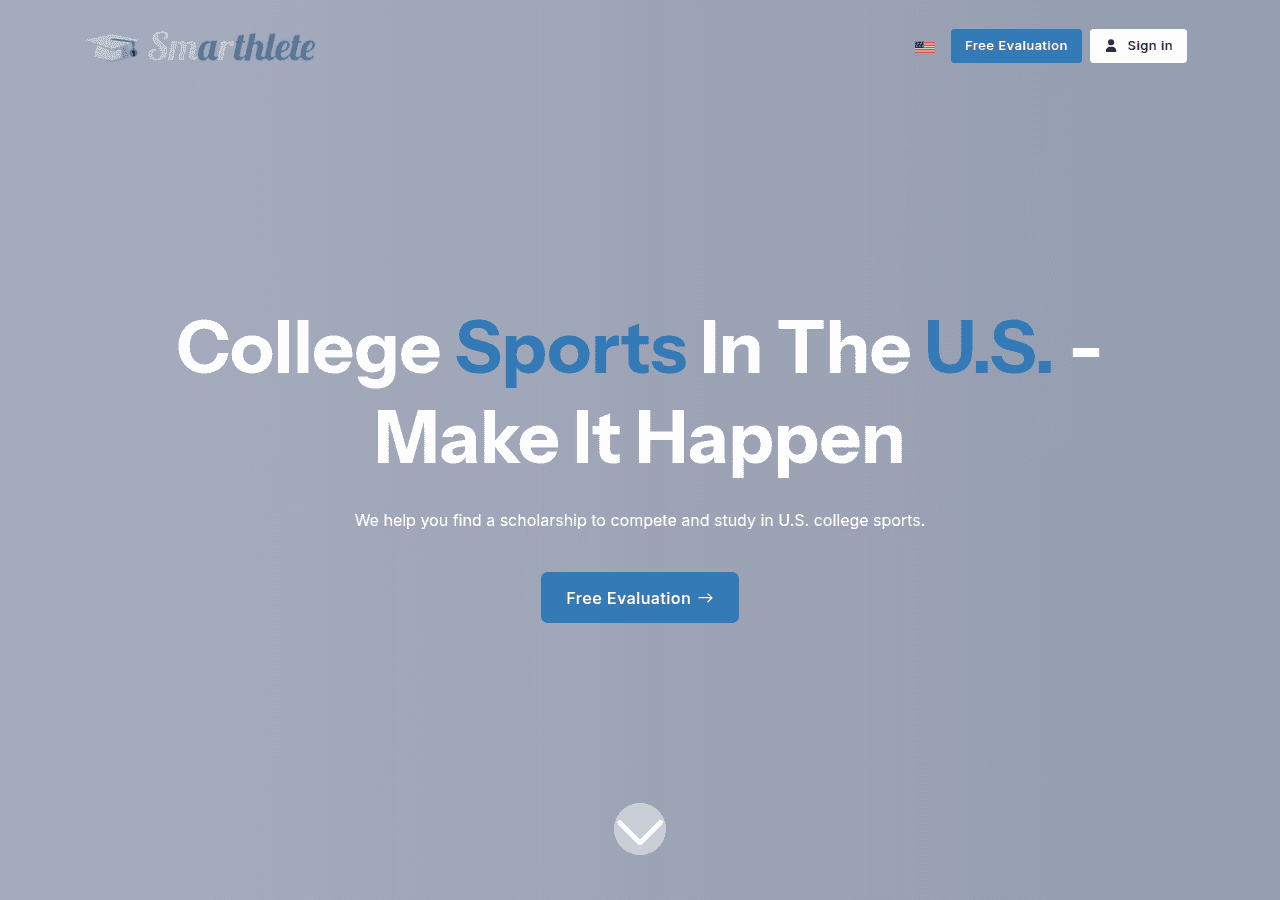 Screenshot of smarthlete.com