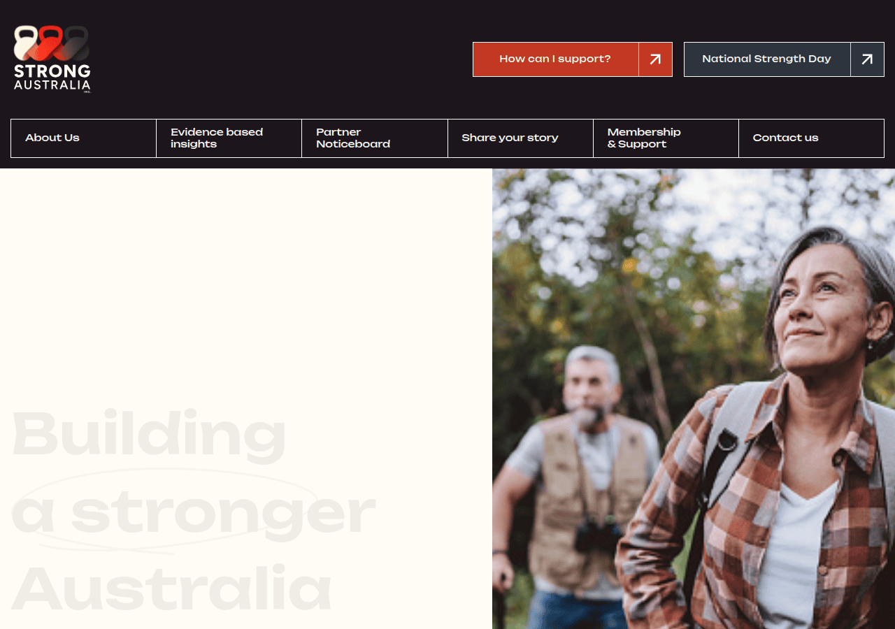 Screenshot of strong-australia.org.au