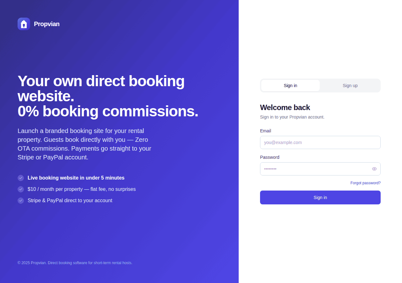 Screenshot of propvian.com