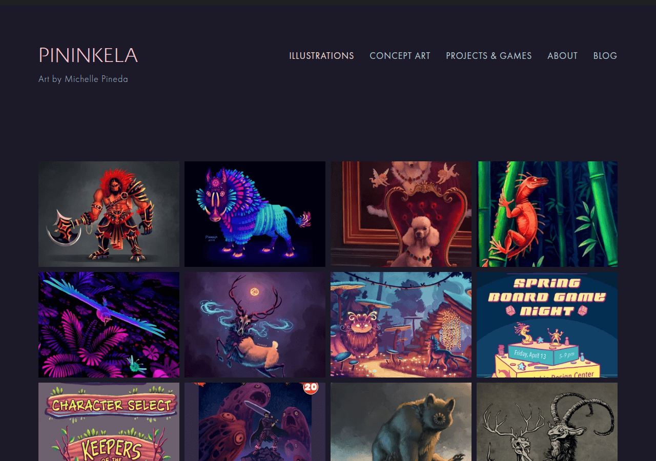 Screenshot of pininkela.com