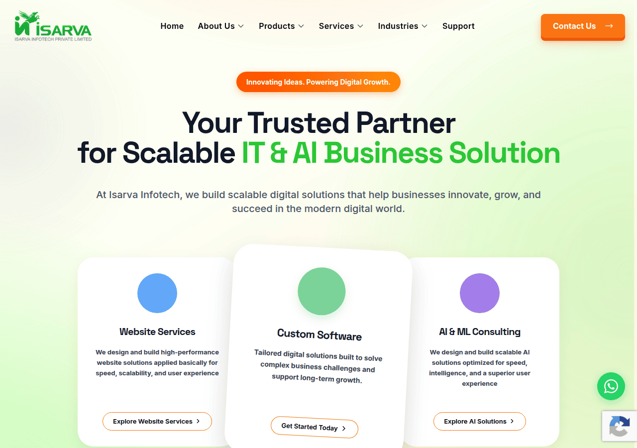Screenshot of isarvait.com
