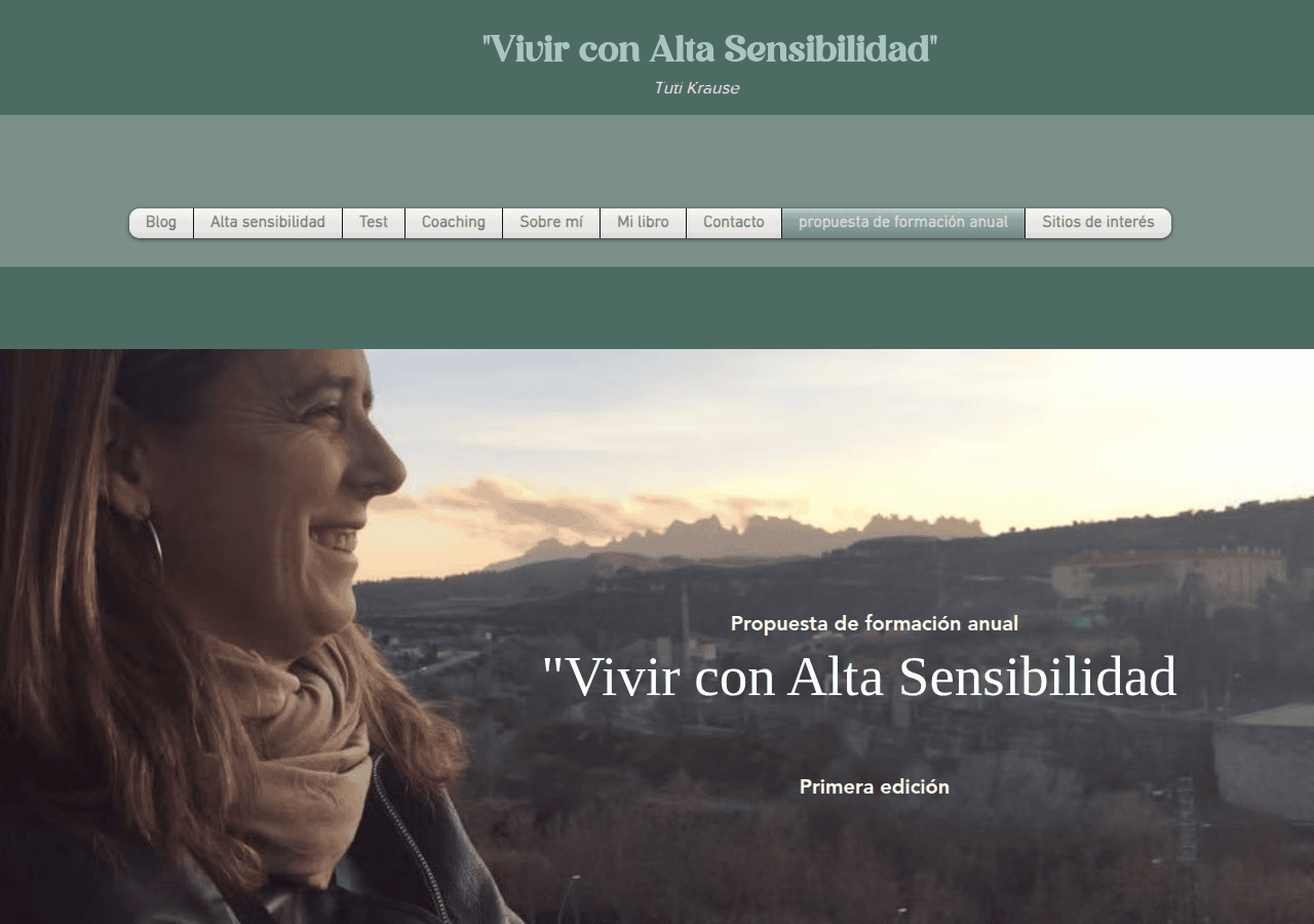 Screenshot of vivirconaltasensibilidad.org