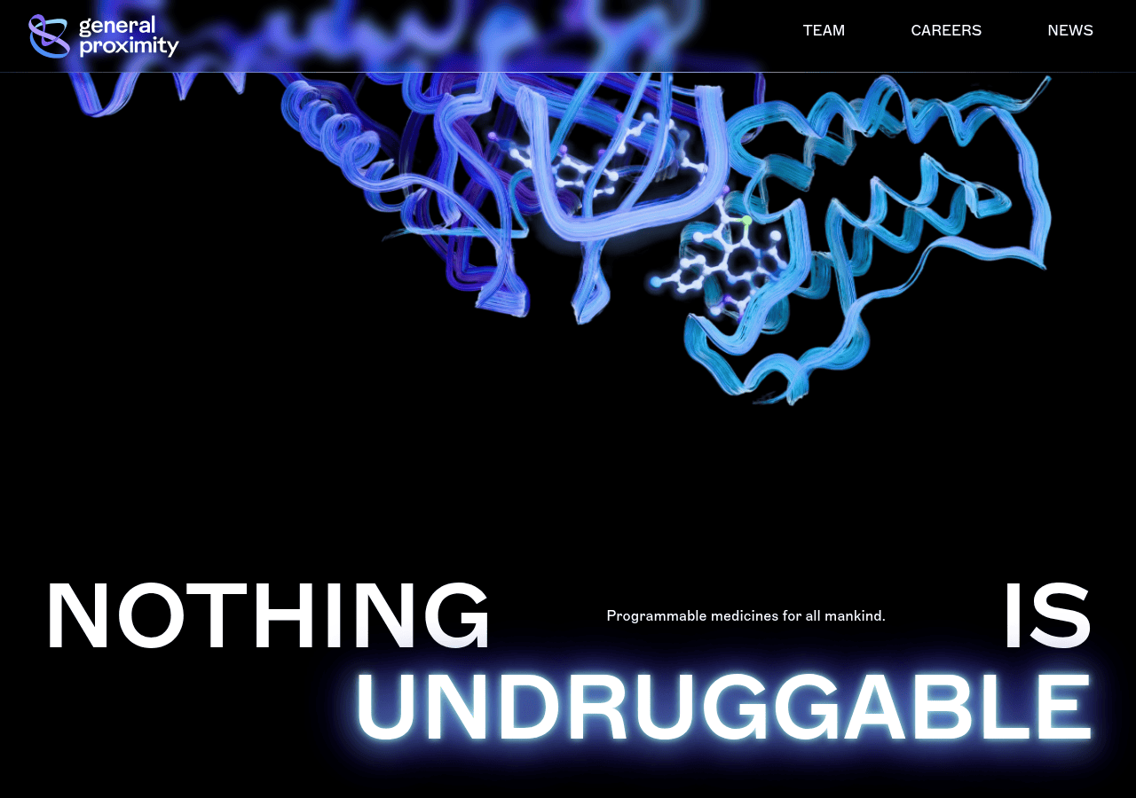 Screenshot of generalproximity.bio