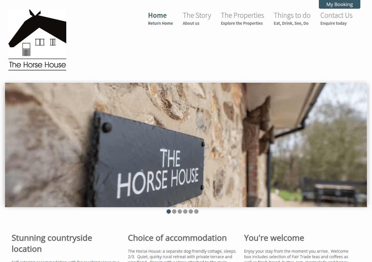 Screenshot of thehorsehouse.co.uk