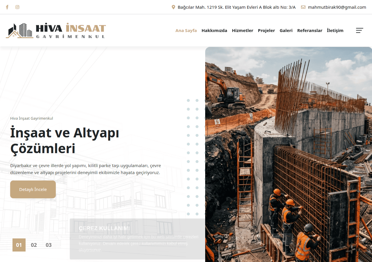 Screenshot of hivainsaat.com